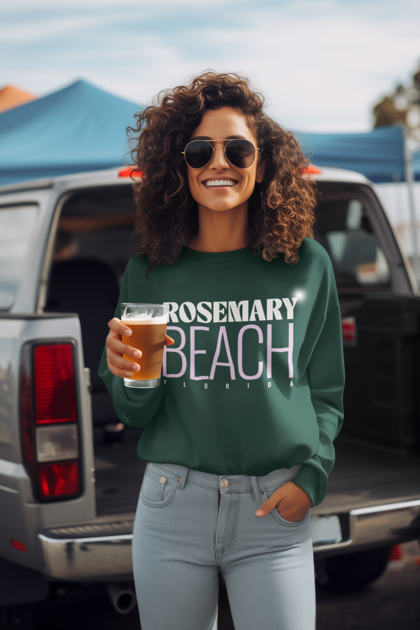 Rosemary Beach Florida Unisex Premium Sweatshirt