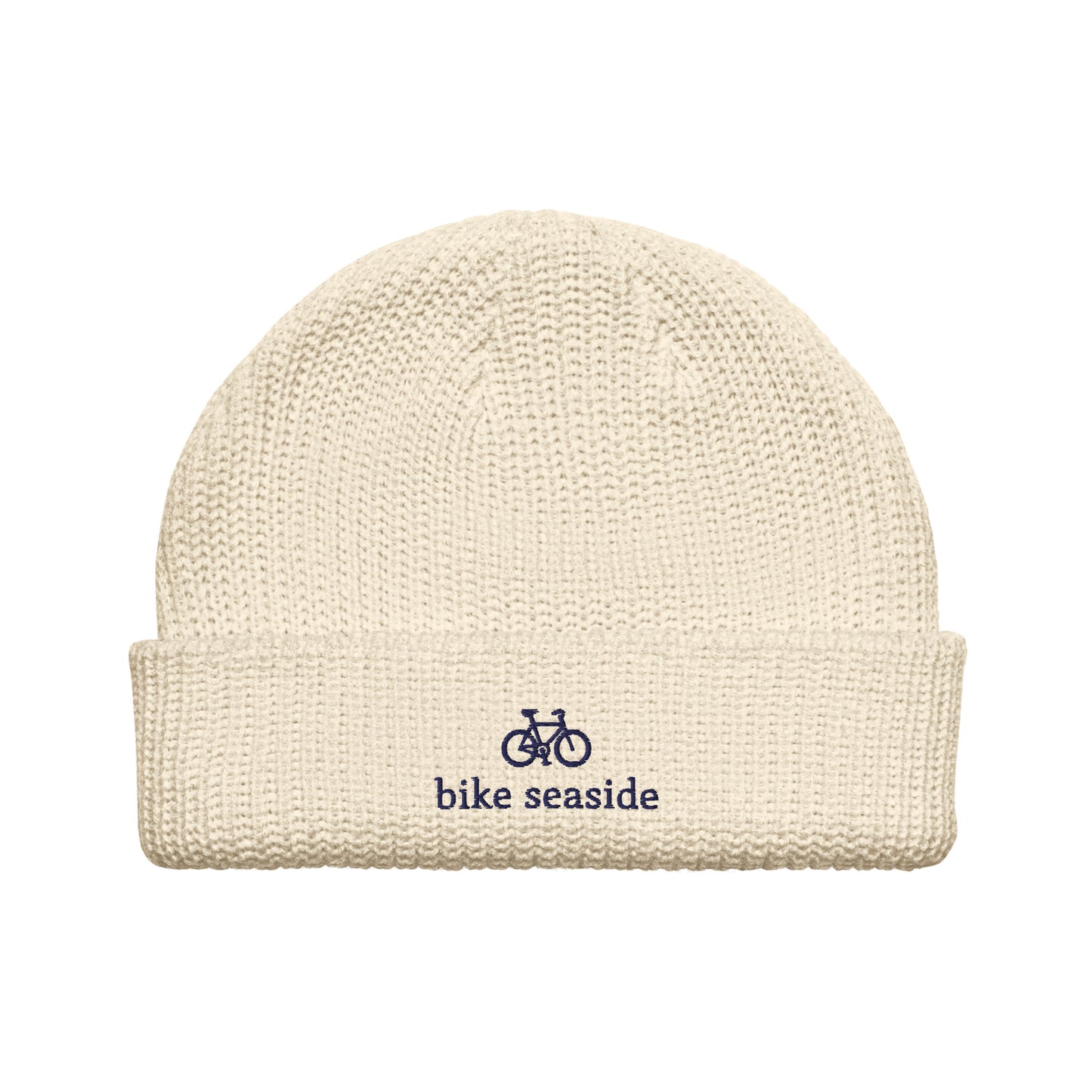 bike seaside fisherman beanie