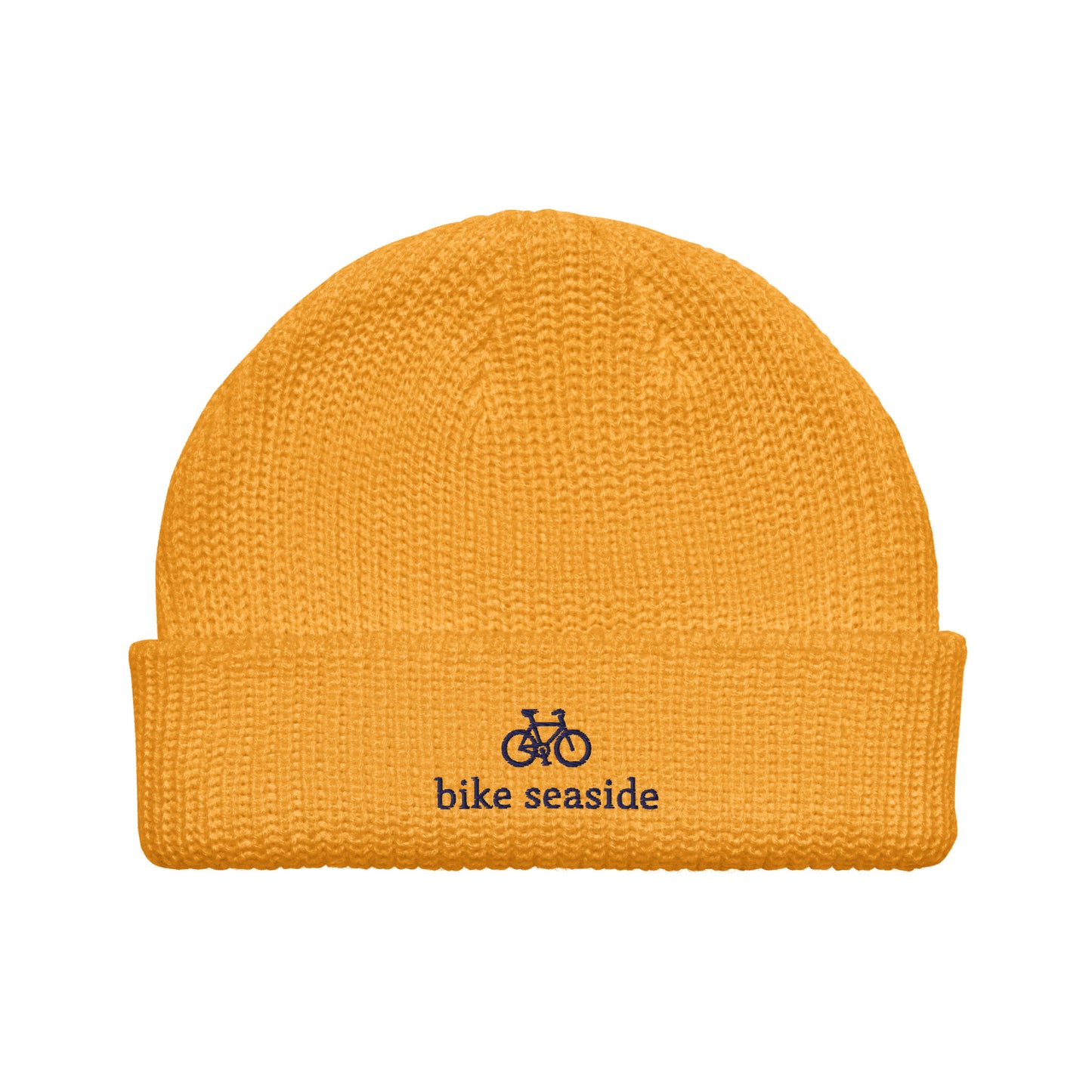 bike seaside fisherman beanie