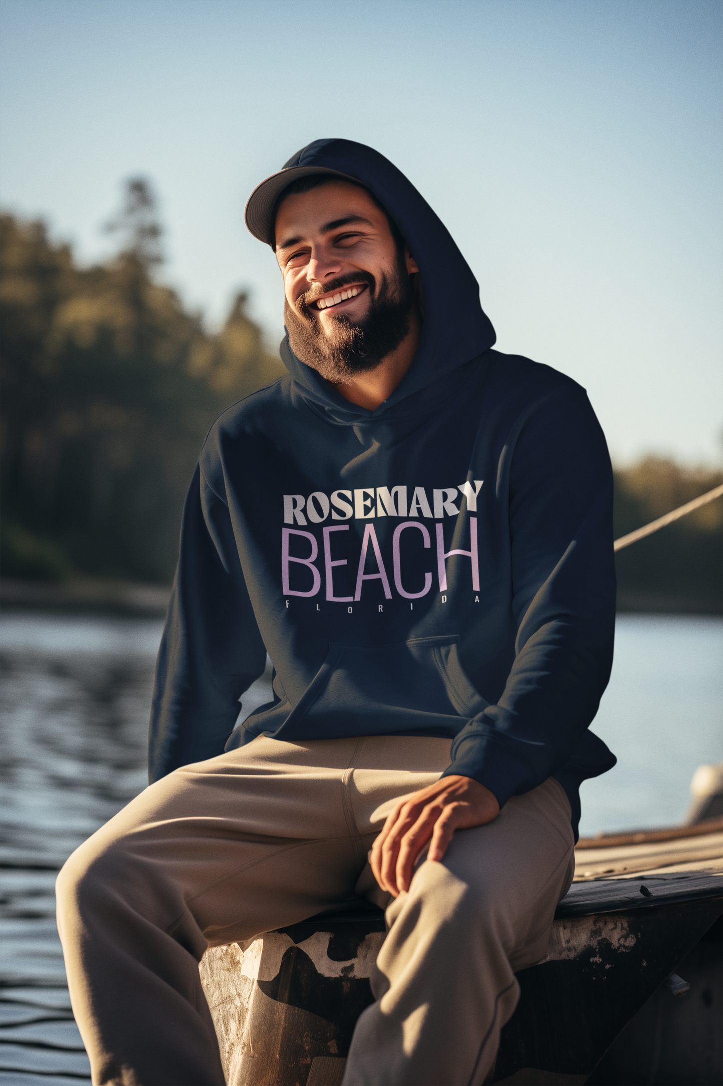 Rosemary Beach Florida Unisex Hoodie