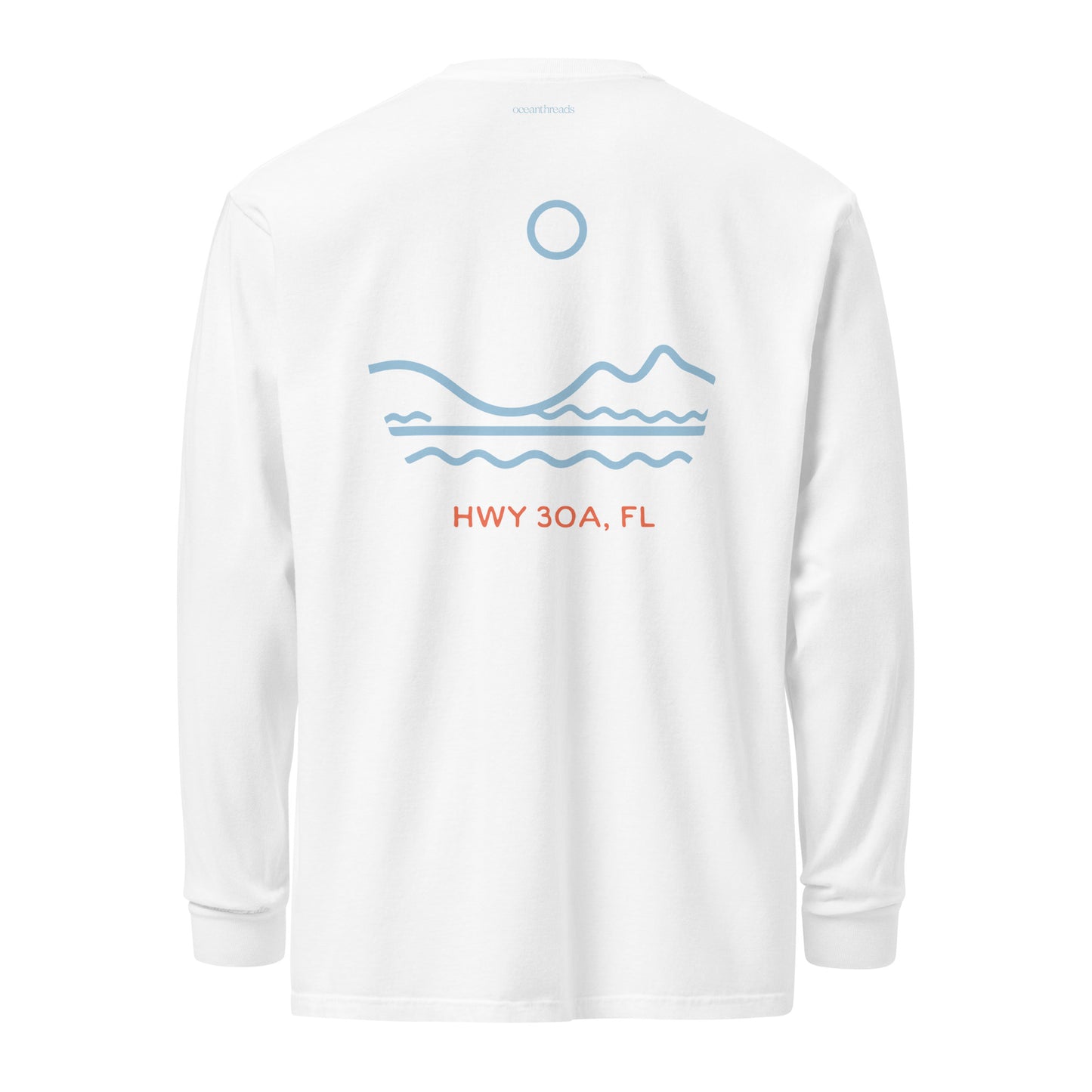 Blue Mountain Beach Fall Long Sleeve Tee Shirt