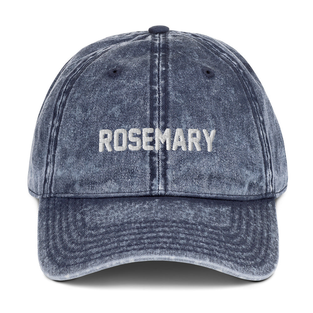 Rosemary Denim Look Cotton Twill Cap