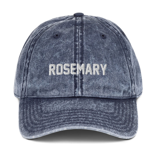 Rosemary Vintage Denim Cotton Twill Cap